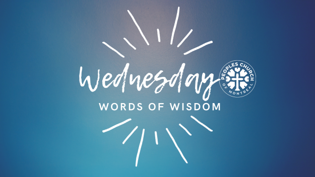 Wednesday Words of Wisdom