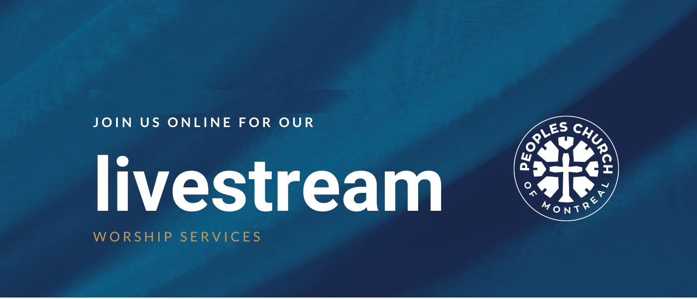 Online live stream of worship services